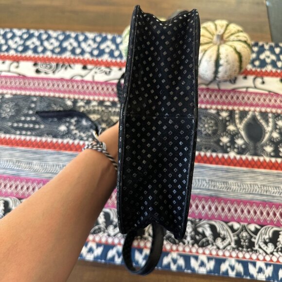 Bally Black Suede and Lizard Embossed Crossbody, Vintage, EUC - Picture 7 of 13